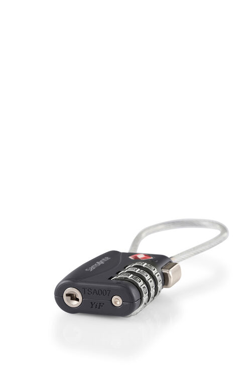 TRAVEL ESSENTIALS 3.DIAL CABLE LOCK TSA  hi-res | Samsonite