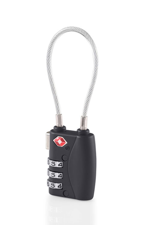 TRAVEL ESSENTIALS 3.DIAL CABLE LOCK TSA  hi-res | Samsonite