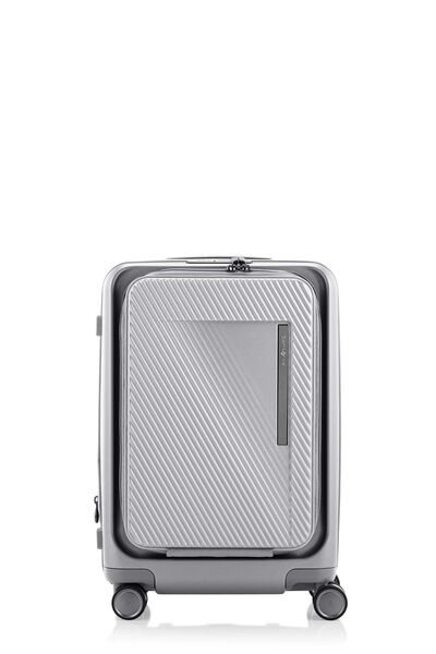 Zipprix FT Cabin Silver + Travel Essential Laptop Sleeve Black    