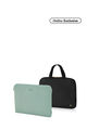 Valerie Tablet Sleeve Black + Travel Essential Laptop Sleeve Iceberg Green   