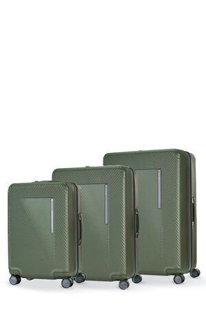 Samsonite Koper Hardcase Zipprix 3Pcs Set (20,25,28 Inch) - Green