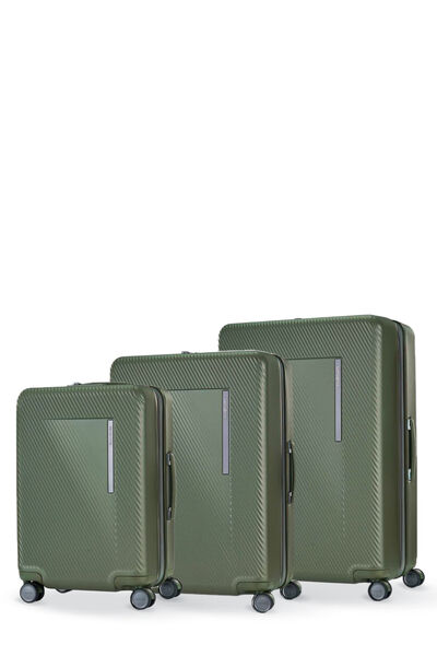 Samsonite Koper Hardcase Zipprix 3Pcs Set (20,25,28 Inch) - Green