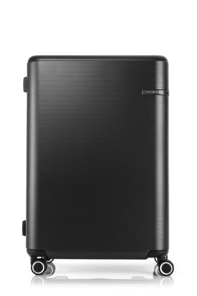 Samsonite Koper Hardcase Straren 2Pcs Set (24,28 Inch) - Black + Luggage Cover