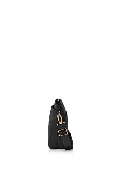 Valerie Shoulder Bag Black + Travel Essential Laptop Sleeve Iceberg Green   