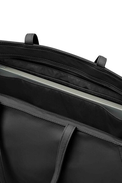 Valerie Tote Bag W Zipper Black + Travel Essential Laptop Sleeve Iceberg Green   