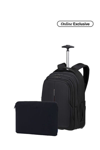 Guardit 3.0 Backpack/WH Black + Travel Essential Laptop Sleeve Black  