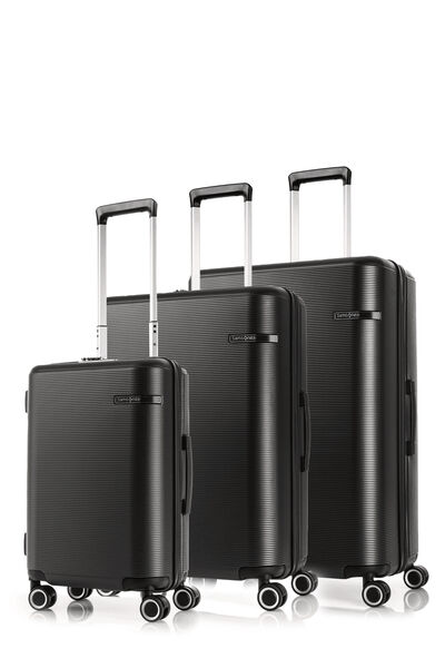 Samsonite Koper Hardcase Straren 3Pcs Set (20,24,28 Inch) - Matte Black