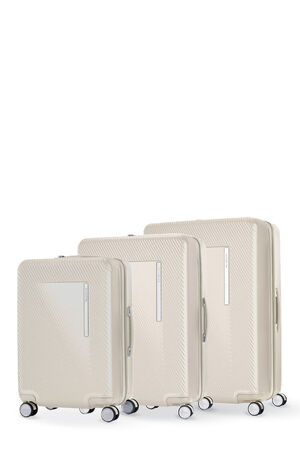 Samsonite Koper Hardcase Zipprix 3Pcs Set (20,25,28 Inch)- Latte