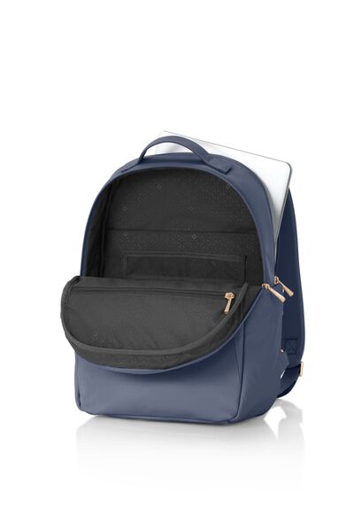 Valerie Backpack Vintage Blue + Travel Essential Laptop Sleeve Iceberg Green    