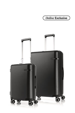 Samsonite Koper Hardcase Straren 2Pcs Set (20,24 Inch) - Black