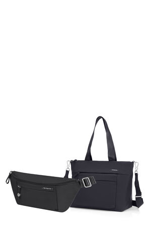 Move 4.0 Shopping Bag + Waist Bag S Black