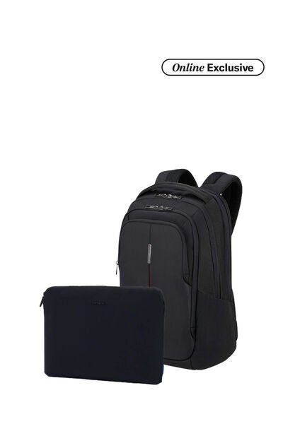 Guardit 3.0 Backpack L Black + Travel Essential Laptop Sleeve Black  