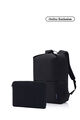 Lite-Geo Backpack 15" Black + Travel Essential Laptop Sleeve Black