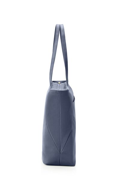 Valerie Tote Bag W Zipper Vintage Blue + Travel Essential Laptop Sleeve Iceberg Green    