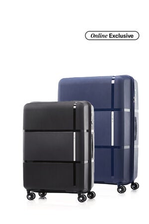 Samsonite Koper Hardcase Interlace V2 Medium Black + Extra Large Navy